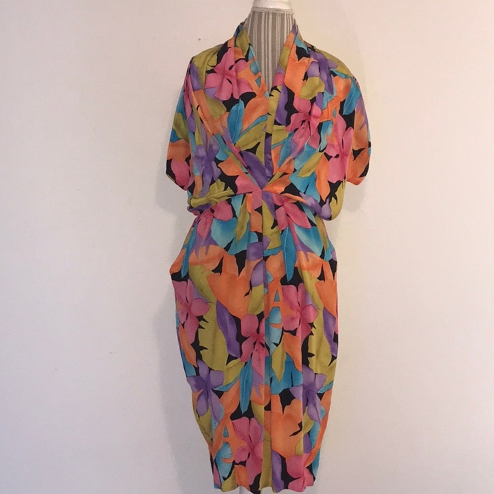 Tess dress vintage silk dress